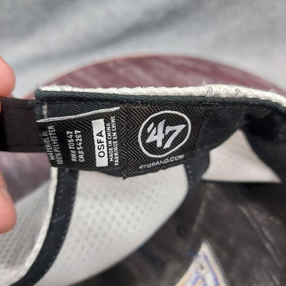 St. Louis Blues Adjustable Trucker Hat By 47 Mesh Back - Picture 10 of 12